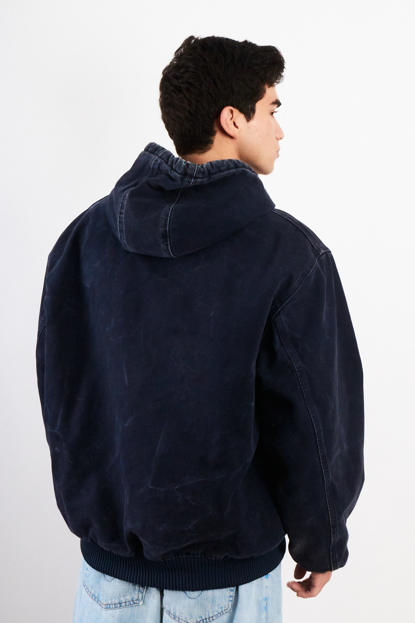 2000 Vintage Carhartt J140 Midnight Blue Duck Active Jacket (M/L)