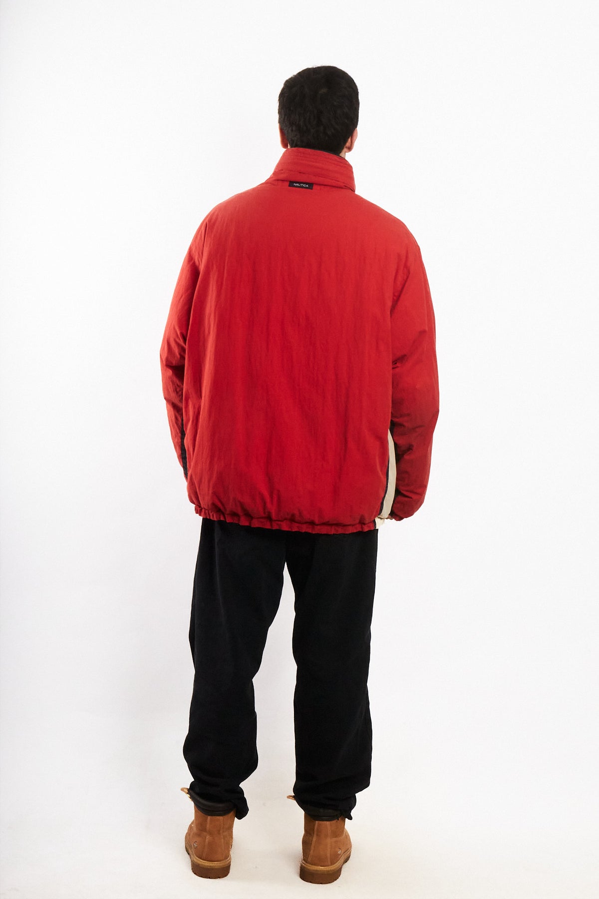 2000 Vintage Nautica Reversible Spell Out / Puffer Jacket (XL)