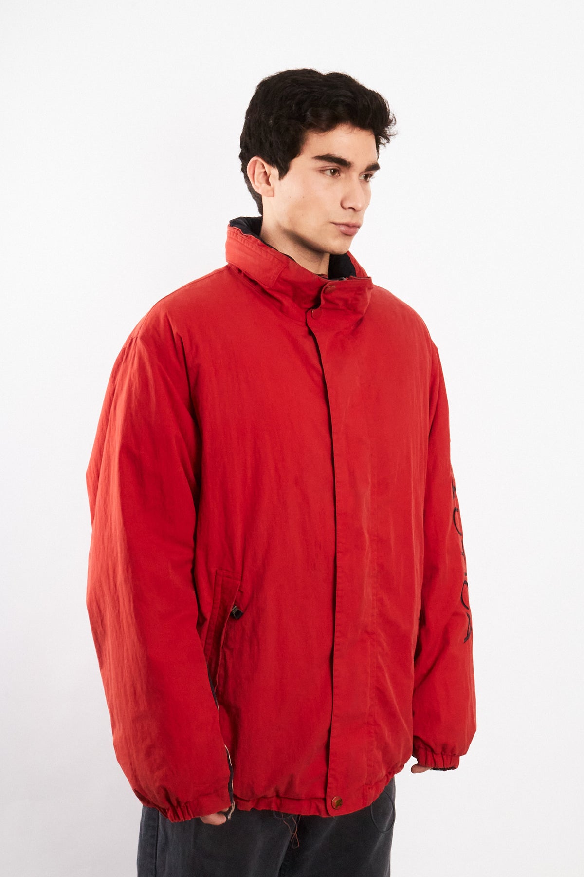 2000 Vintage Nautica Reversible Spell Out / Puffer Jacket (XL)