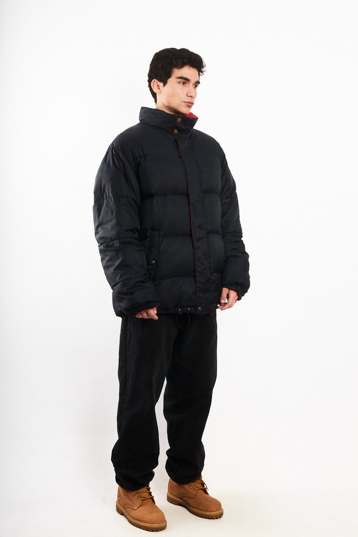 2000 Vintage Nautica Reversible Spell Out / Puffer Jacket (XL)