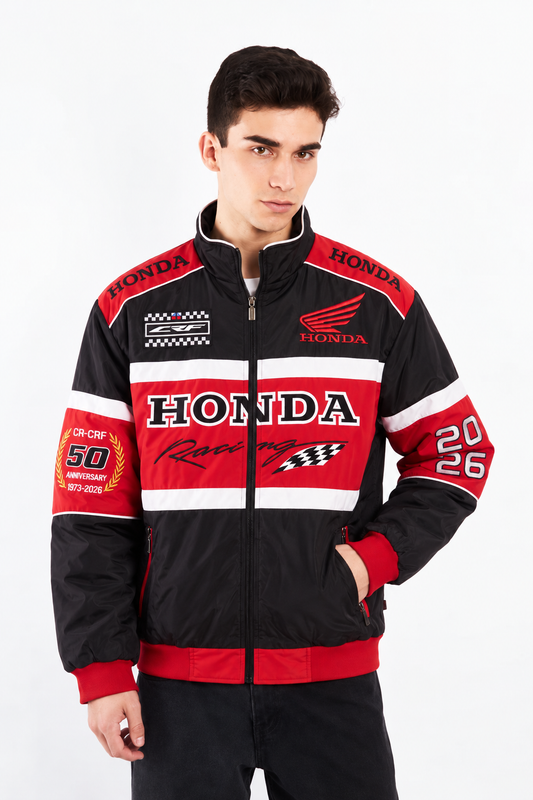 Honda Racing CRF Motocross Black Edition Racer Jacket
