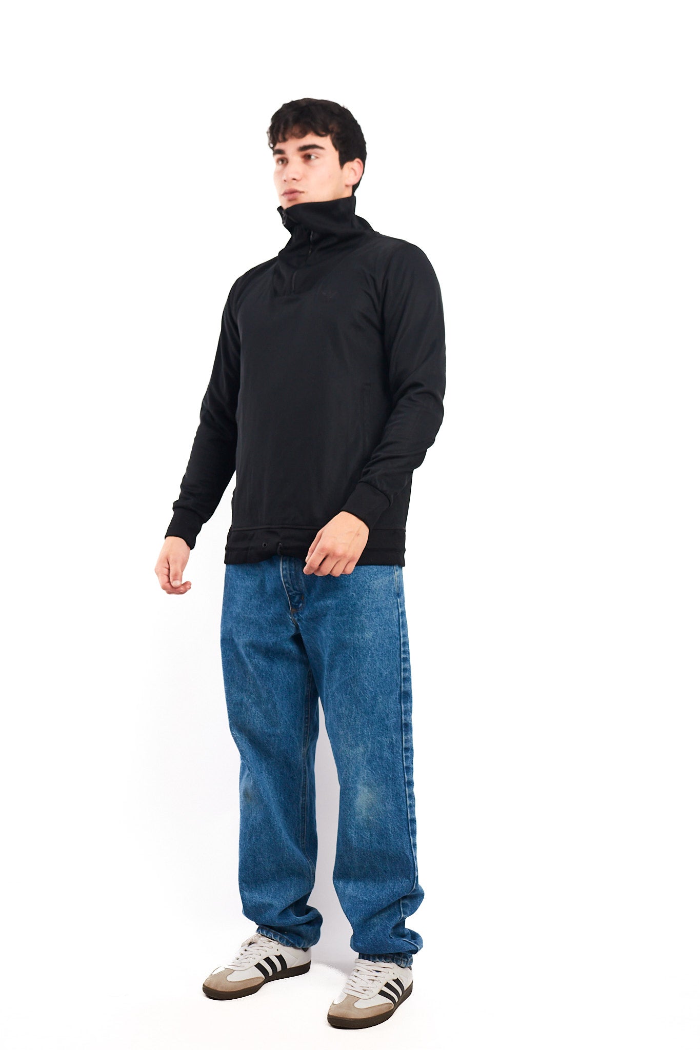 2016 Adidas All Black Quarter Zip (M)