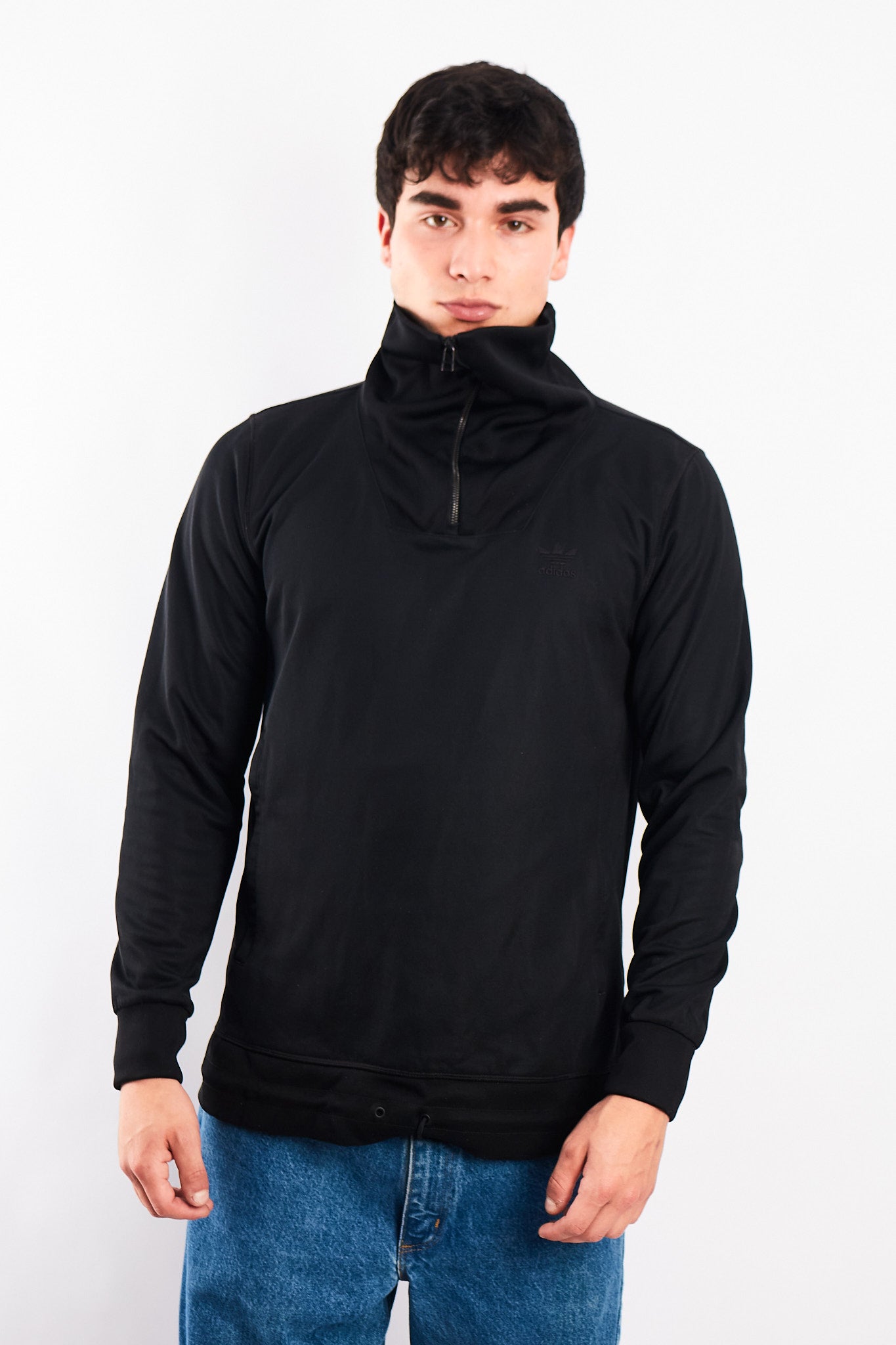 2016 Adidas All Black Quarter Zip (M)