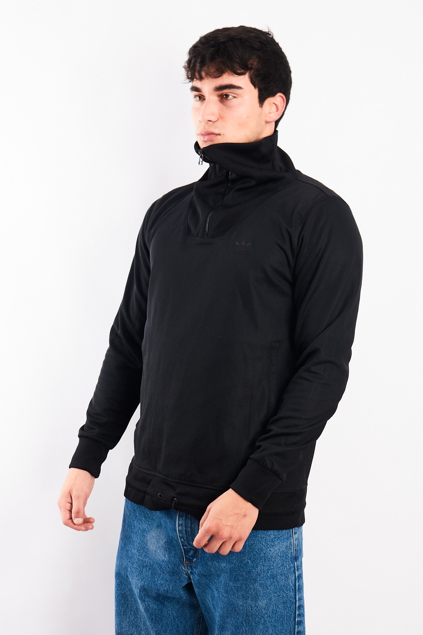 2016 Adidas All Black Quarter Zip (M)