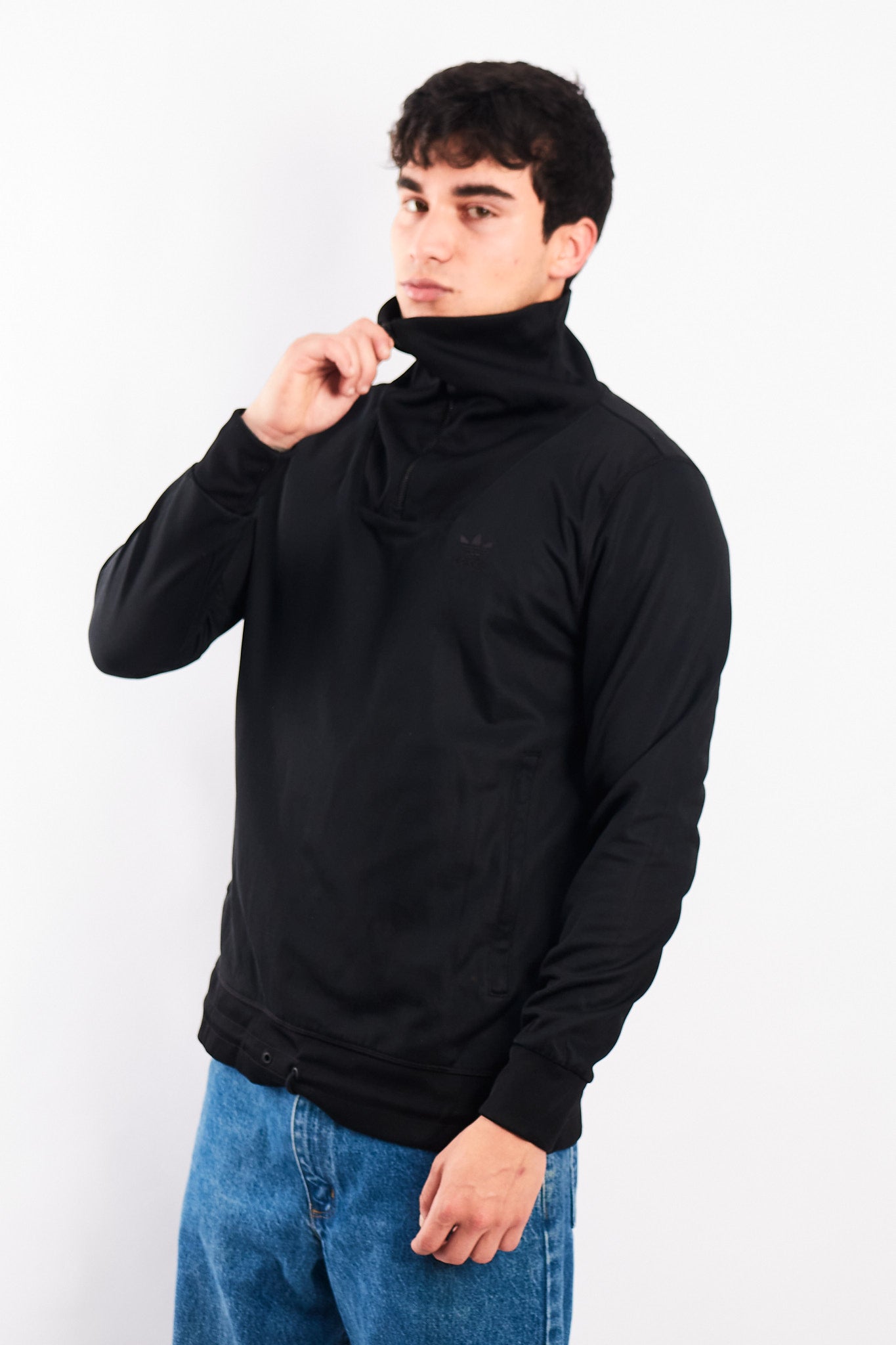 2016 Adidas All Black Quarter Zip (M)