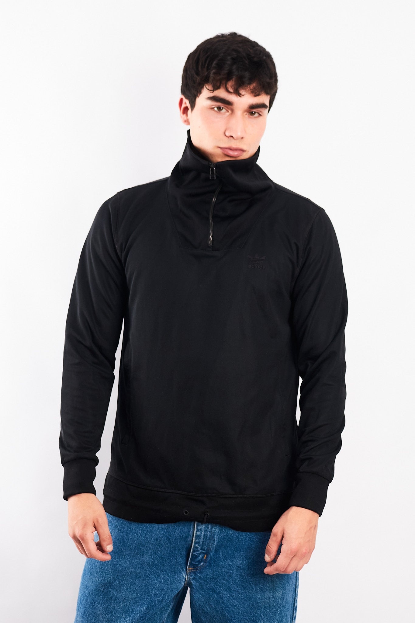 2016 Adidas All Black Quarter Zip (M)