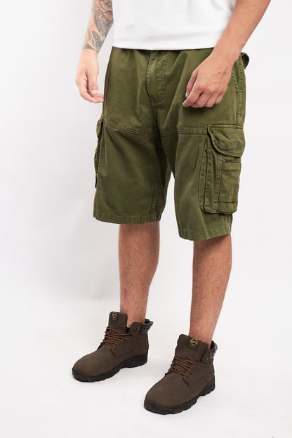 2000 The North Face Army Green Baggy Cargo Short (34/36)