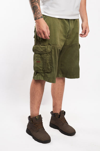 2000 The North Face Army Green Baggy Cargo Short (34/36)