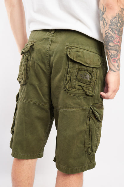 2000 The North Face Army Green Baggy Cargo Short (34/36)