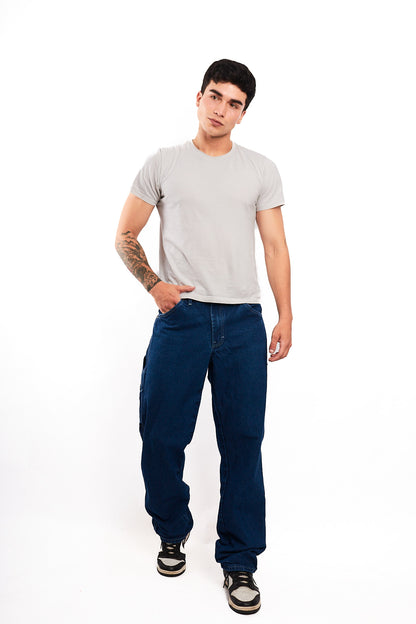 2000 Vintage Dickies Navy Denim Carpenter (32)