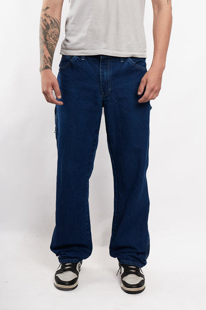 2000 Vintage Dickies Navy Denim Carpenter (32)