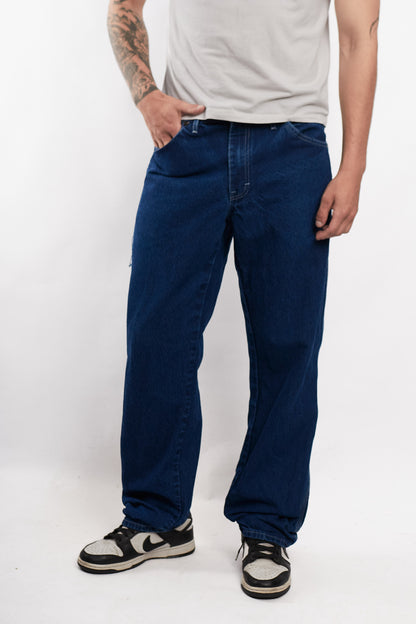 2000 Vintage Dickies Navy Denim Carpenter (32)