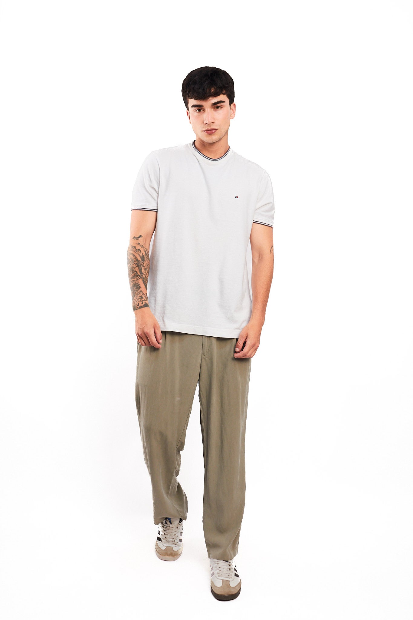 2000 Nautica Gray Silk Pant (34/36)