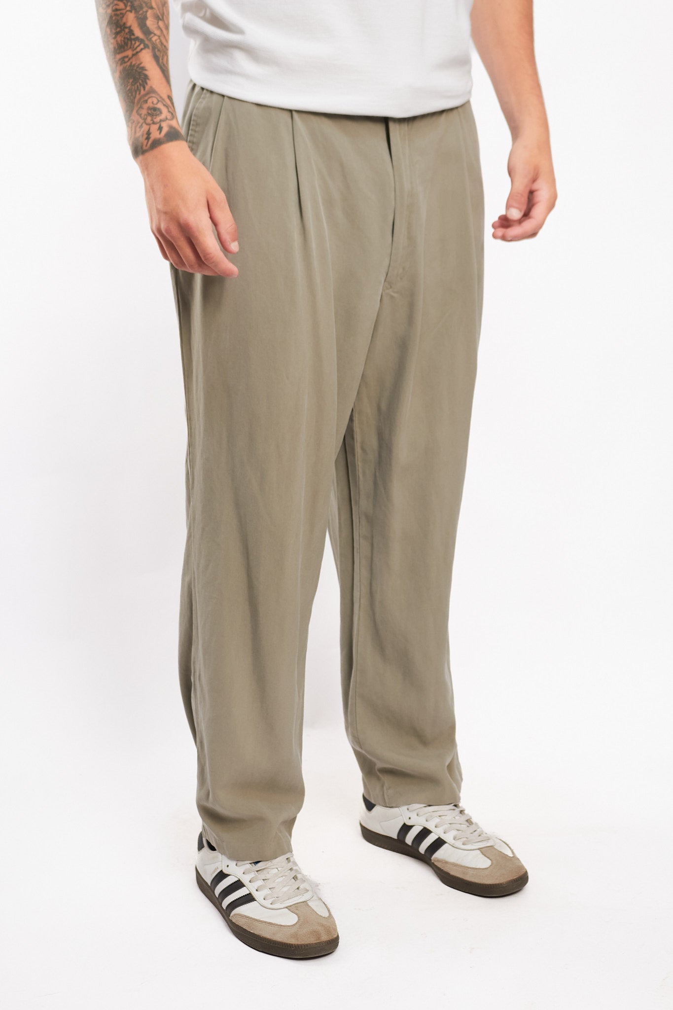 2000 Nautica Gray Silk Pant (34/36)