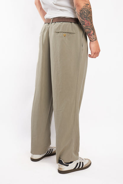 2000 Nautica Gray Silk Pant (34/36)