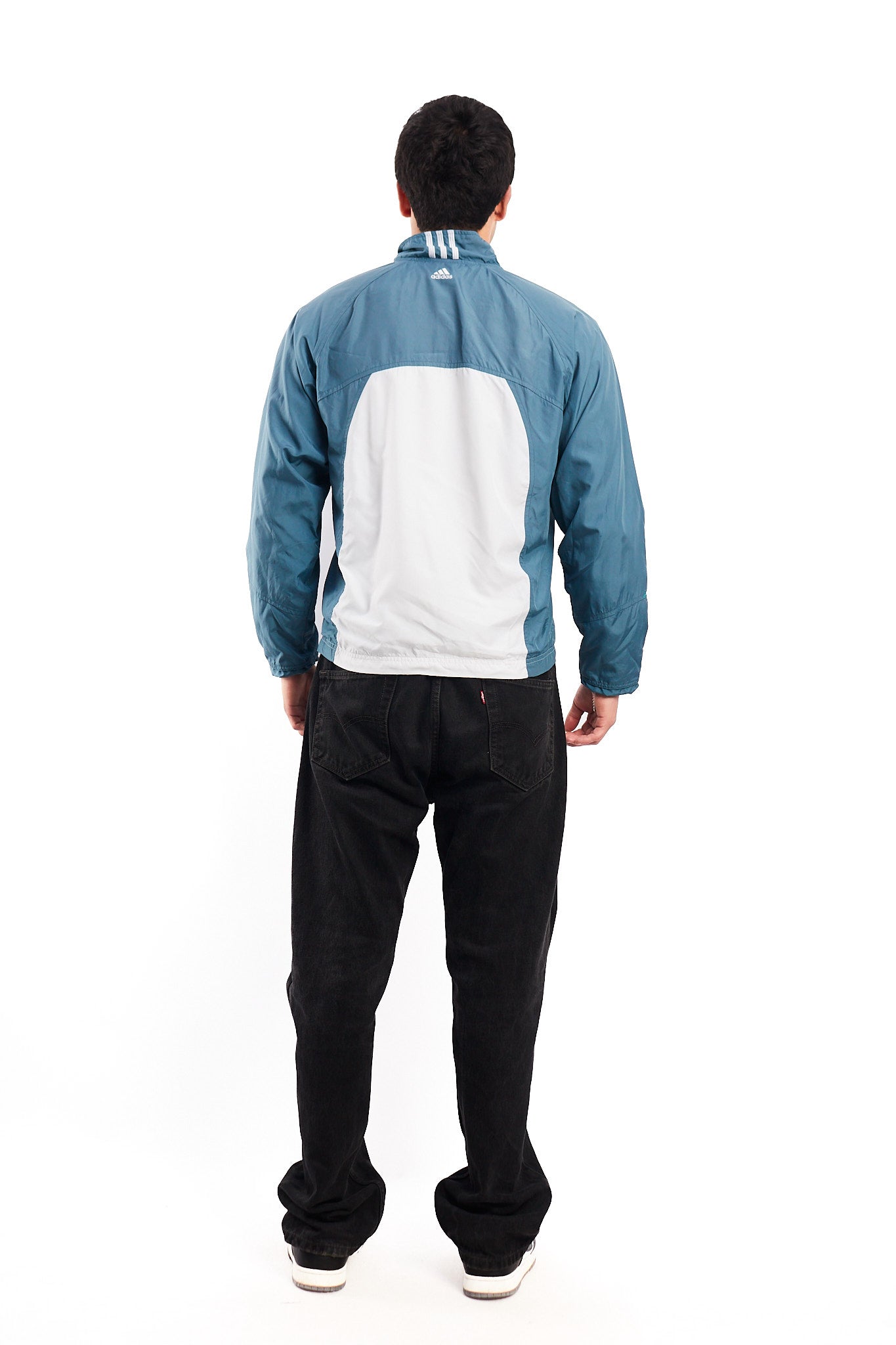 2000 Adidas Steel Blue Track Jacket (S/M)