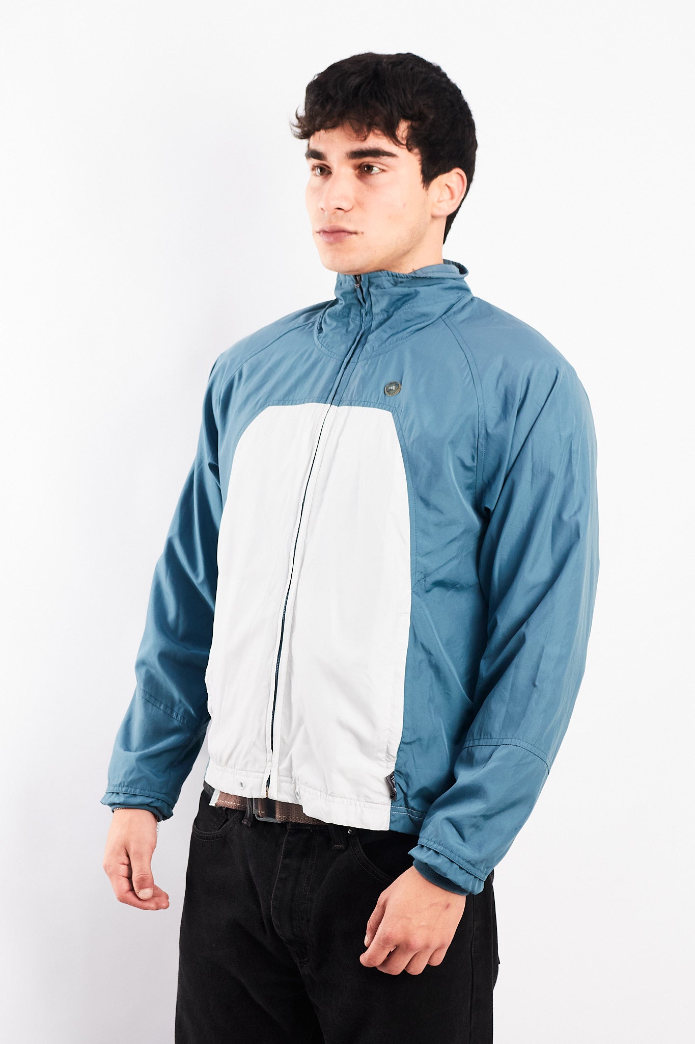 2000 Adidas Steel Blue Track Jacket (S/M)