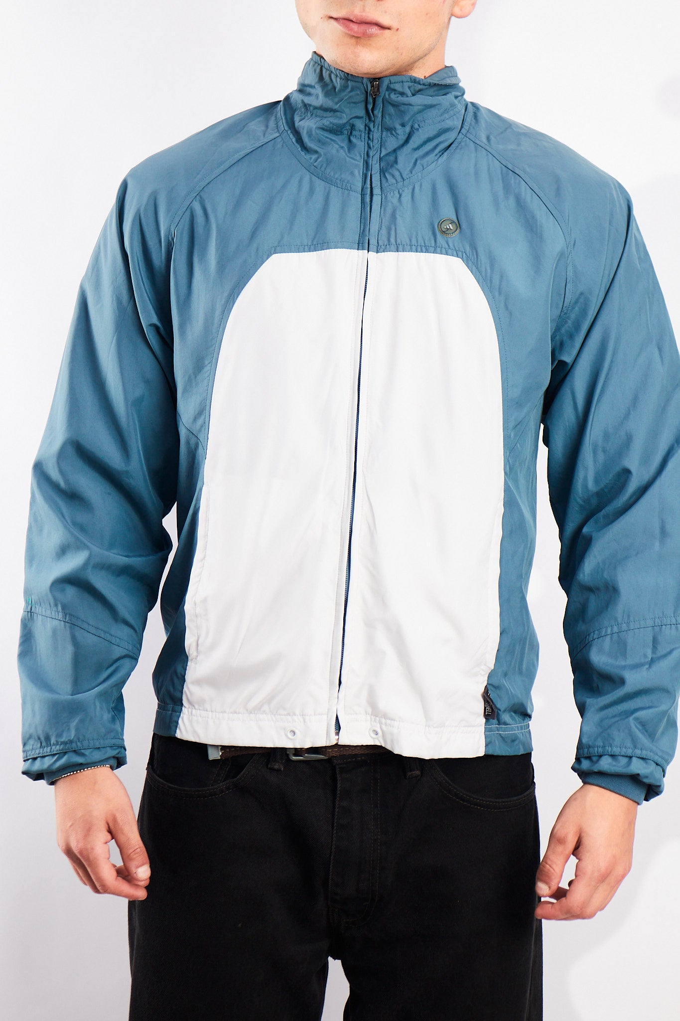 2000 Adidas Steel Blue Track Jacket (S/M)