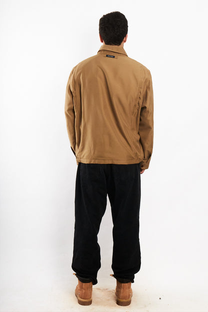 2000 Vintage Nautica Impermeable Camel Bi -swing Harrington(L)