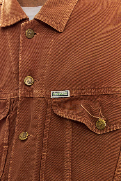 1990 Guess by George Marciano Chocolate Denim Jacket (M/L)