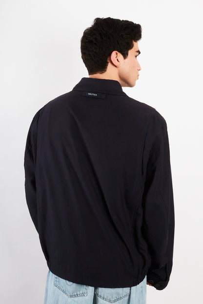 2000 Vintage Nautica Impermeable Bi-Swing Navy Harrington (L/XL)