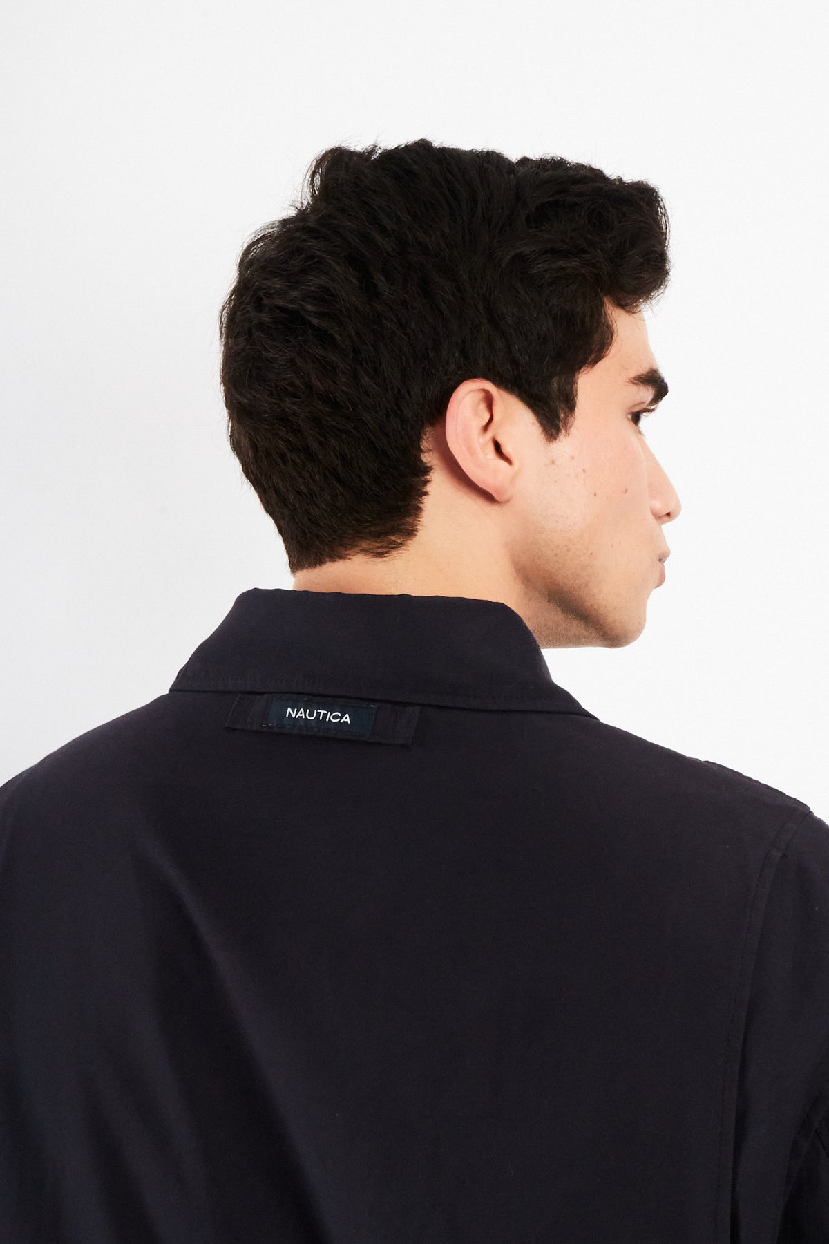 2000 Vintage Nautica Impermeable Bi-Swing Navy Harrington (L/XL)