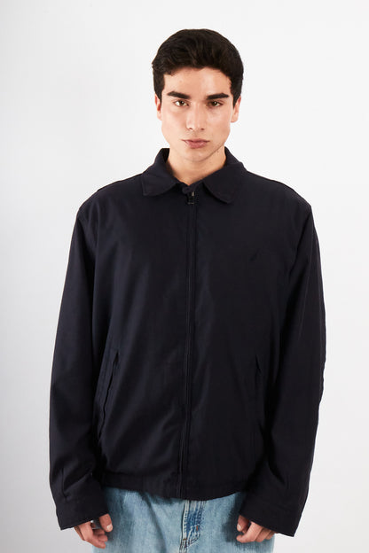 2000 Vintage Nautica Impermeable Bi-Swing Navy Harrington (L/XL)