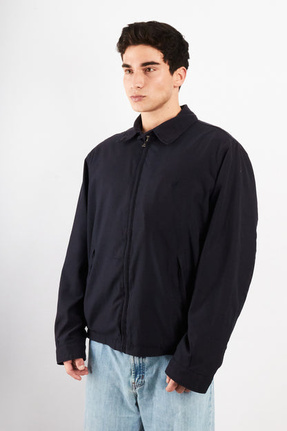 2000 Vintage Nautica Impermeable Bi-Swing Navy Harrington (L/XL)