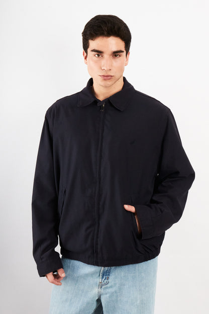 2000 Vintage Nautica Impermeable Bi-Swing Navy Harrington (L/XL)