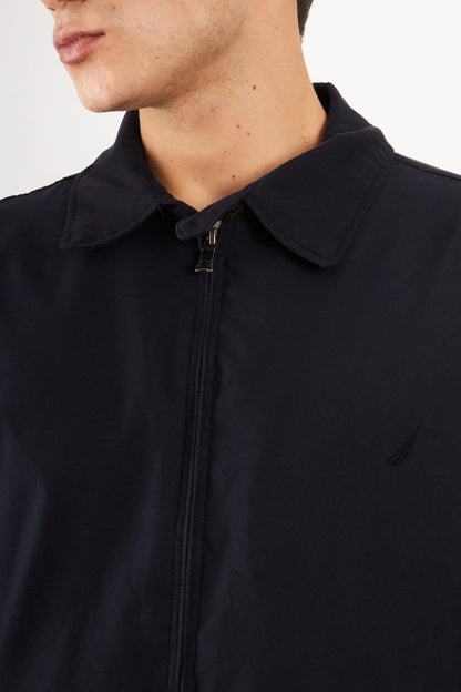 2000 Vintage Nautica Impermeable Bi-Swing Navy Harrington (L/XL)