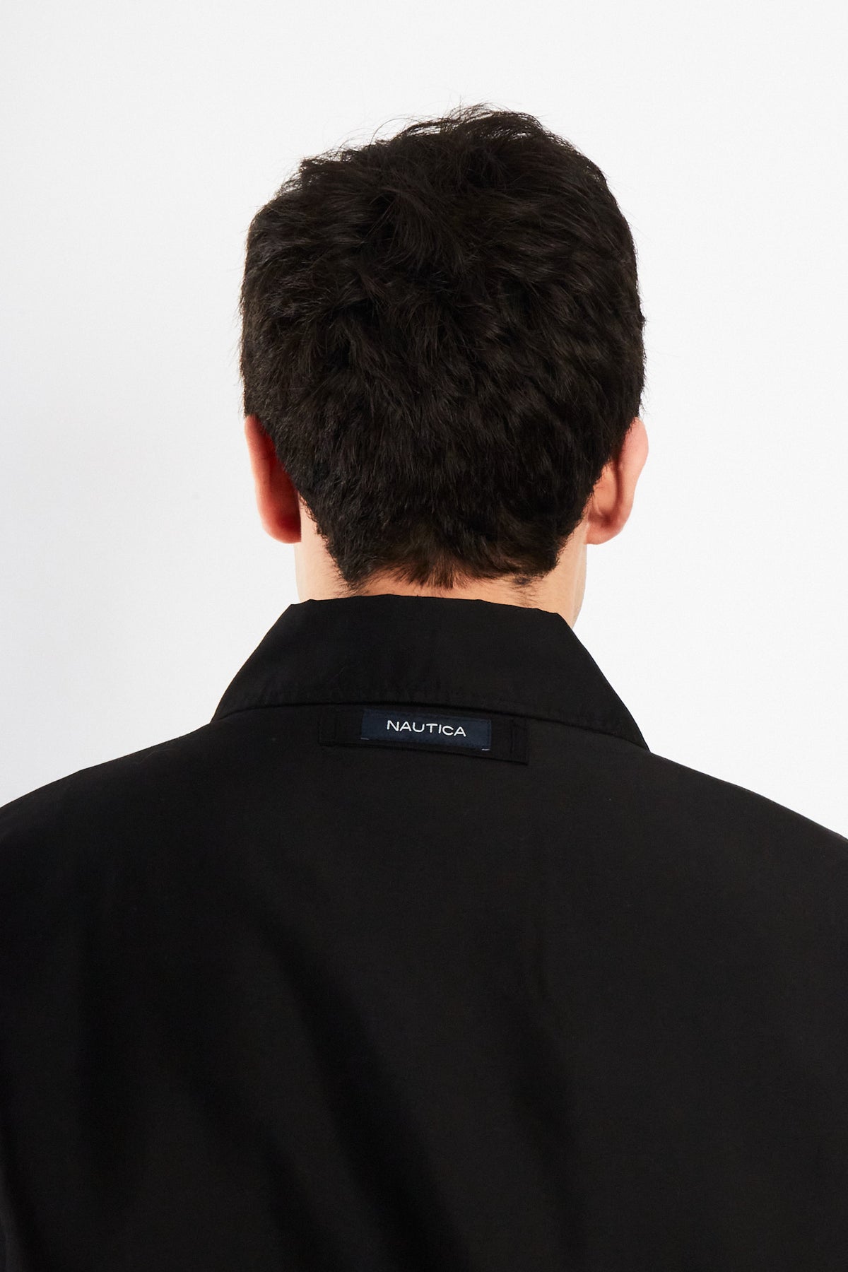 2000 Vintage Nautica Impermeable Bi-Swing Black Harrington (M)