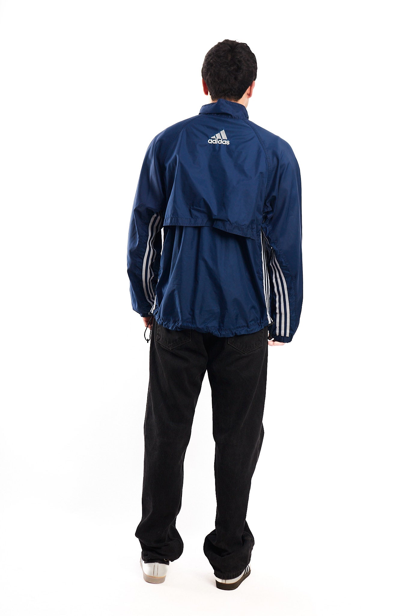 2000 Adidas Navy Track Jacket (M)