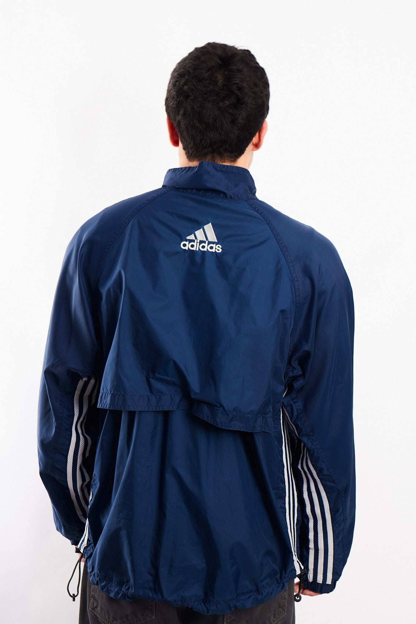 2000 Adidas Navy Track Jacket (M)