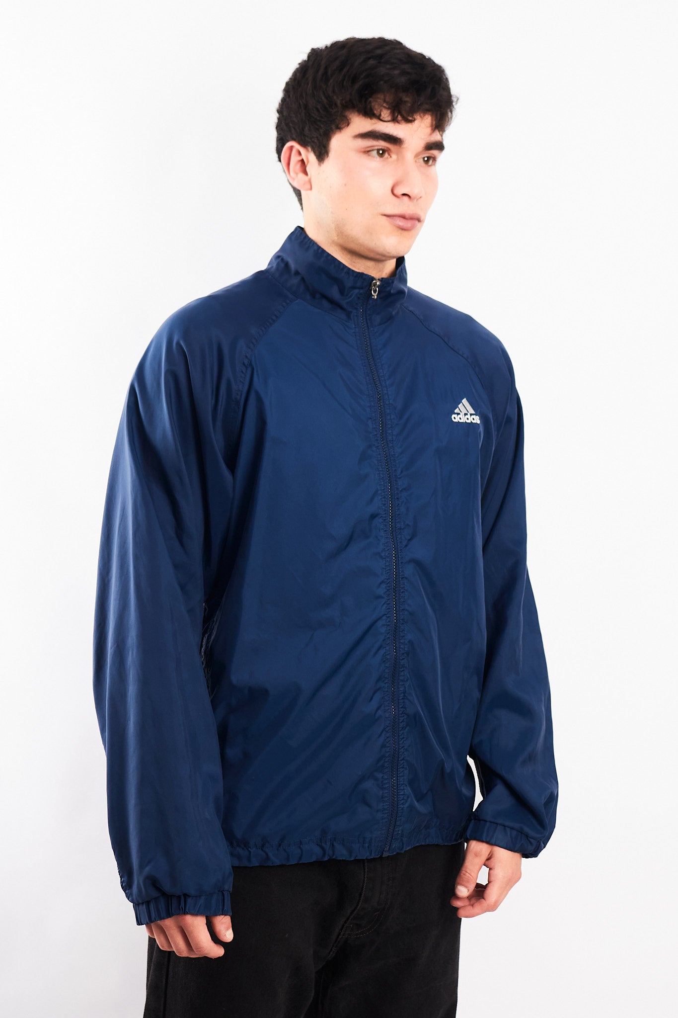 2000 Adidas Navy Track Jacket (M)