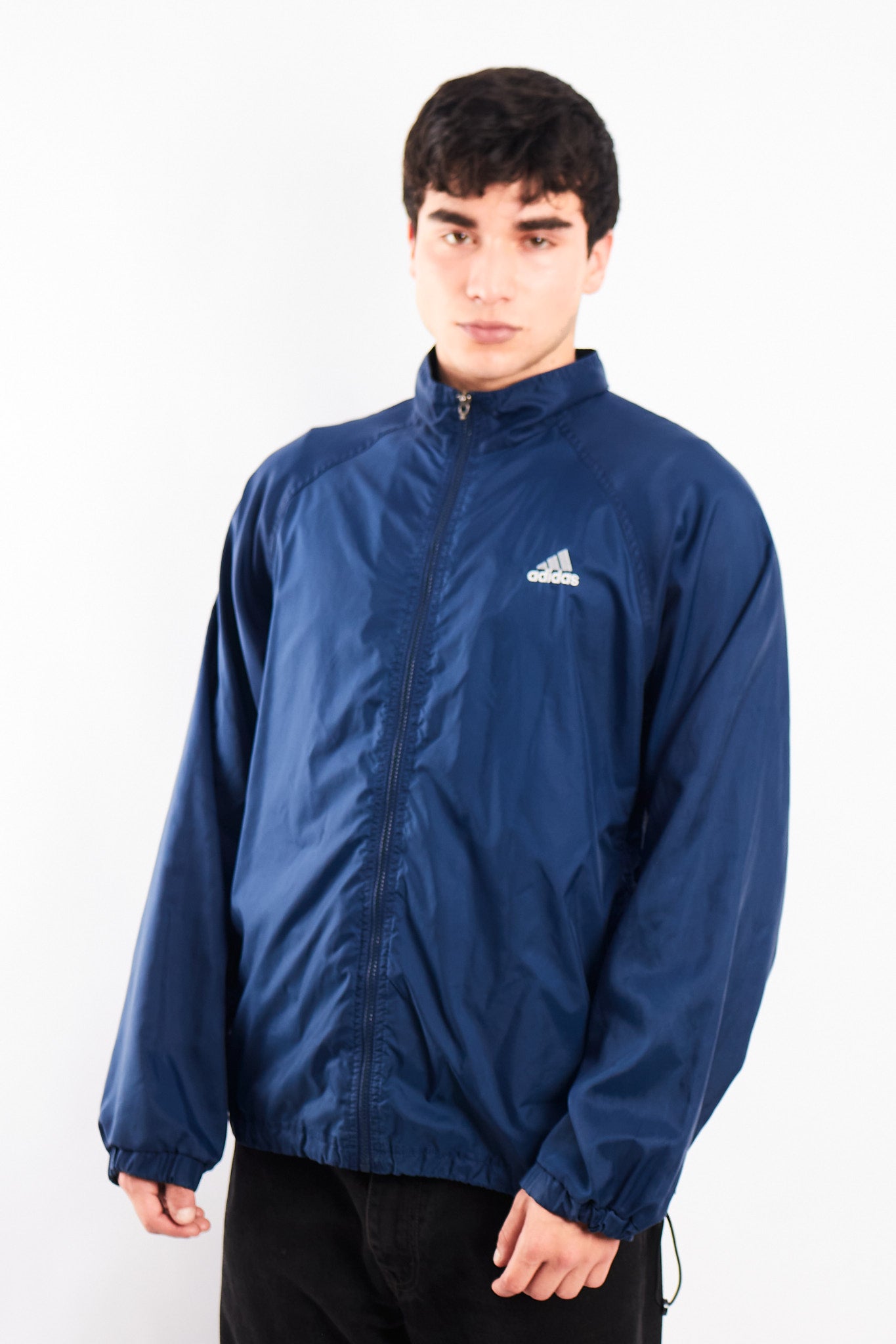 2000 Adidas Navy Track Jacket (M)