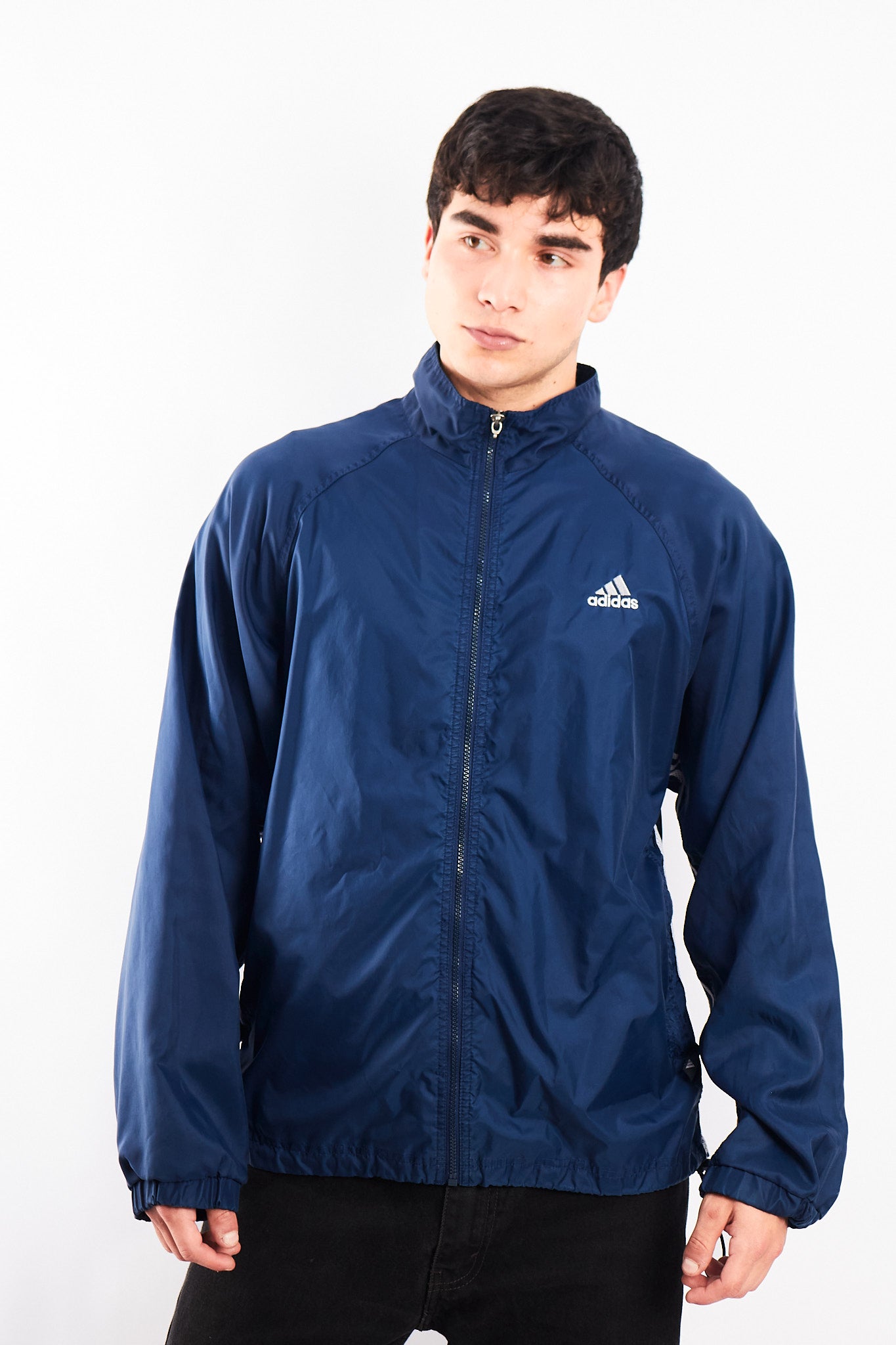 2000 Adidas Navy Track Jacket (M)