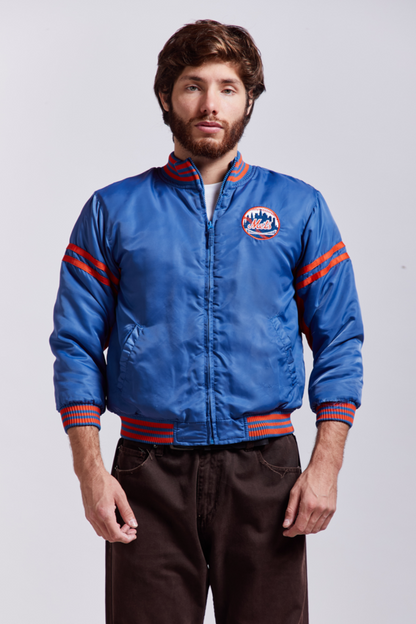 2000 Genuine Merchandise New York Mets Satin Jacket (XS)