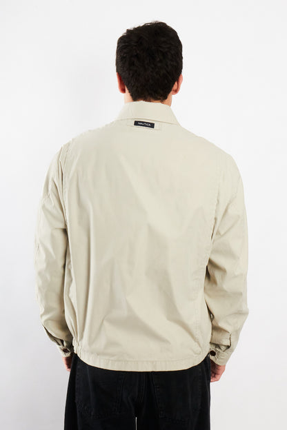 2000 Vintage Nautica Impermeable Bi-Swing Bone Harrington (M)