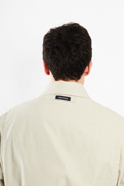 2000 Vintage Nautica Impermeable Bi-Swing Bone Harrington (M)