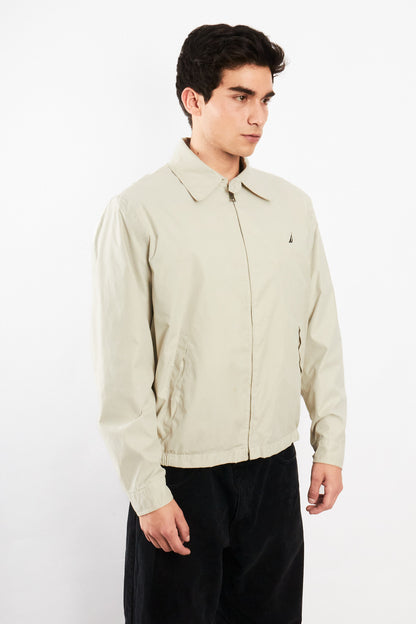 2000 Vintage Nautica Impermeable Bi-Swing Bone Harrington (M)