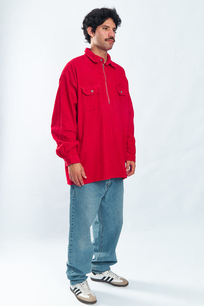 1990 Marlboro Corduroy Quarter Zip (XL)