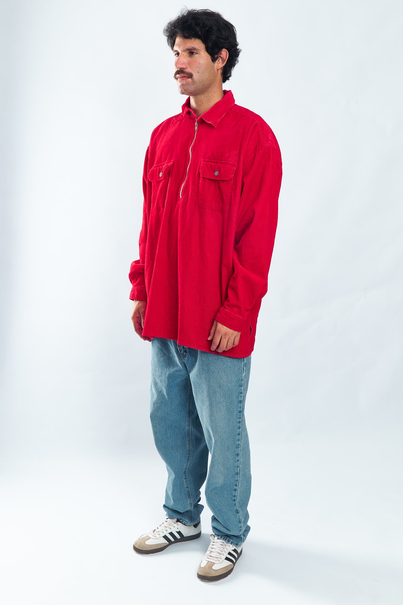 1990 Marlboro Corduroy Quarter Zip (XL)