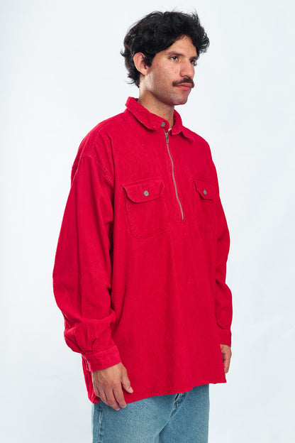 1990 Marlboro Corduroy Quarter Zip (XL)