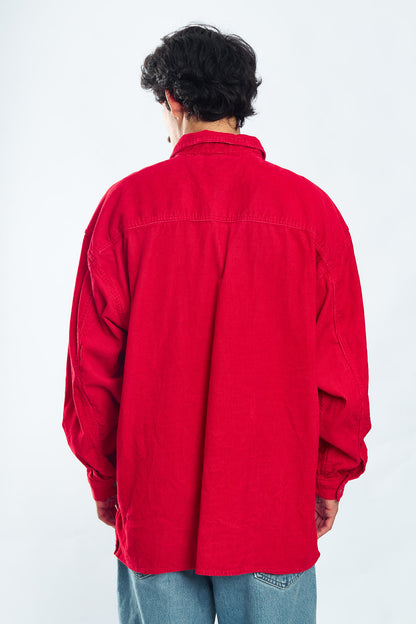 1990 Marlboro Corduroy Quarter Zip (XL)
