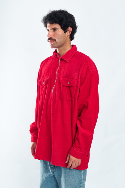 1990 Marlboro Corduroy Quarter Zip (XL)