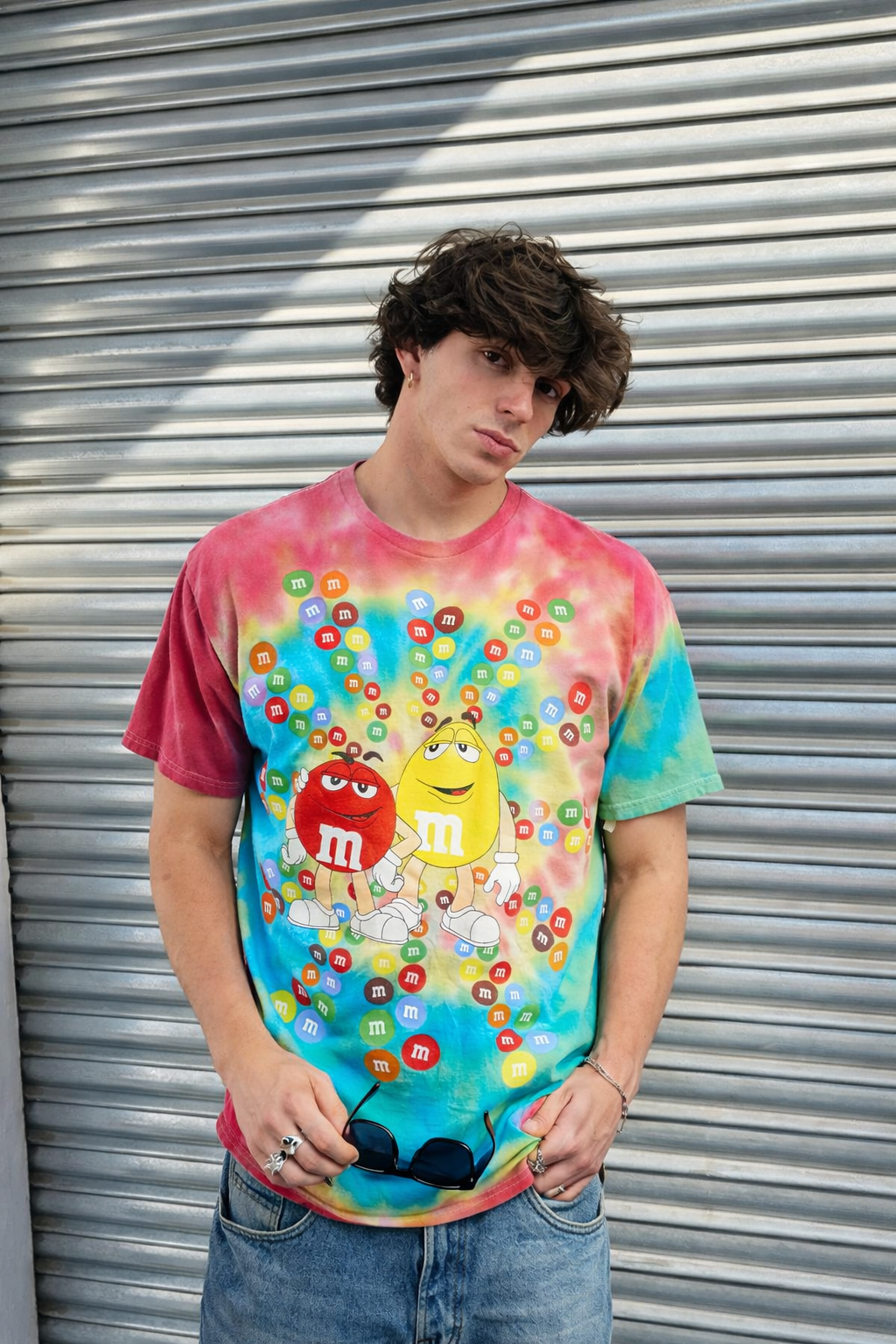 Vintage Nascar M&M's Tie Dye Tee (M)