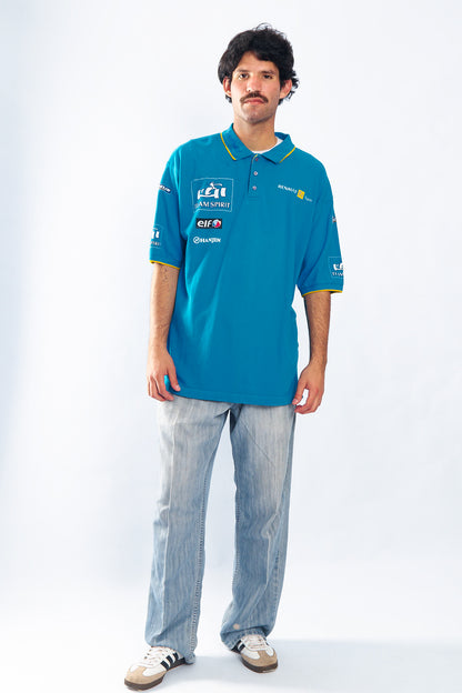 Vintage F1 Renault Team Polo Shirt (XL/XXL)