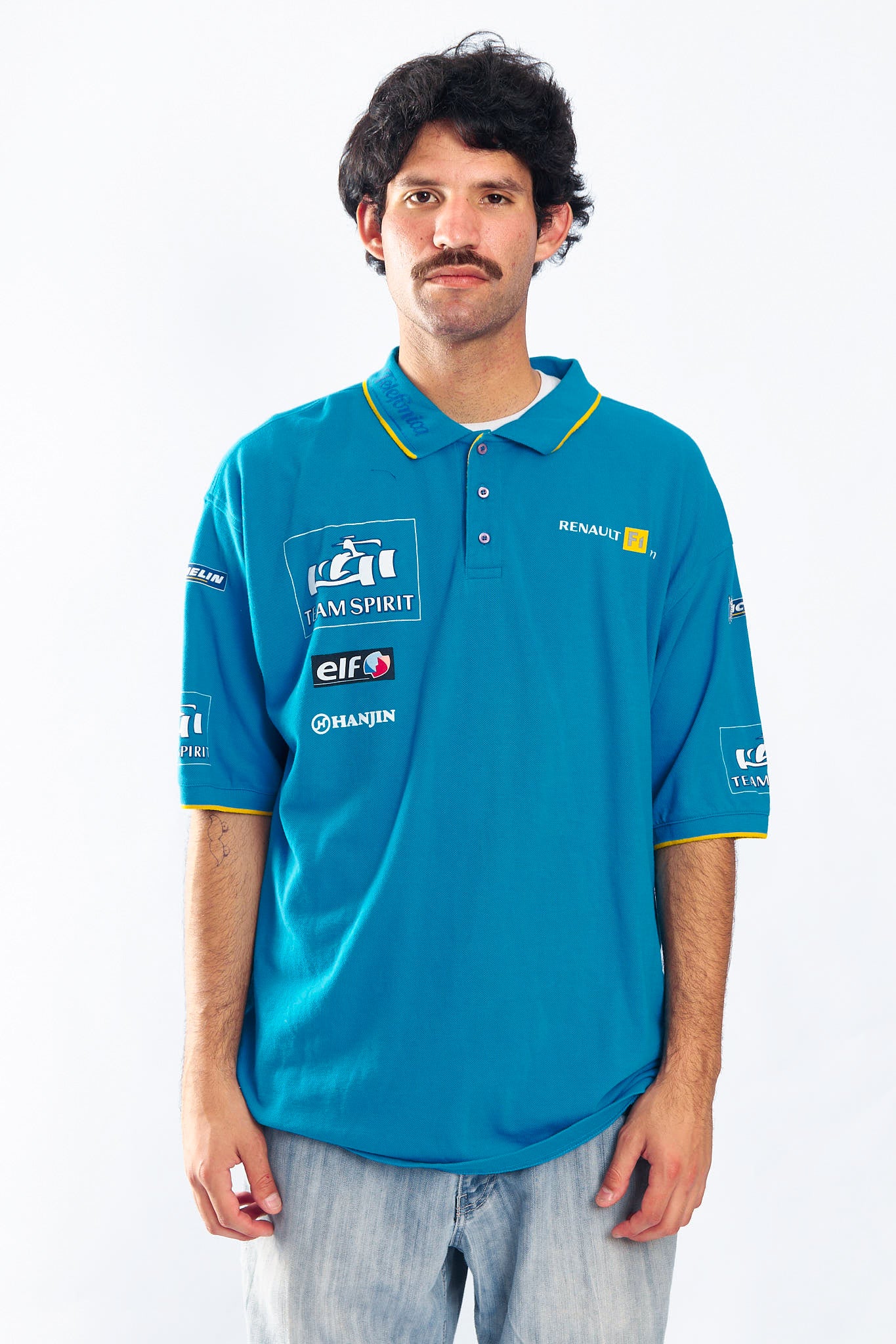 Vintage F1 Renault Team Polo Shirt (XL/XXL)