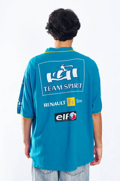 Vintage F1 Renault Team Polo Shirt (XL/XXL)