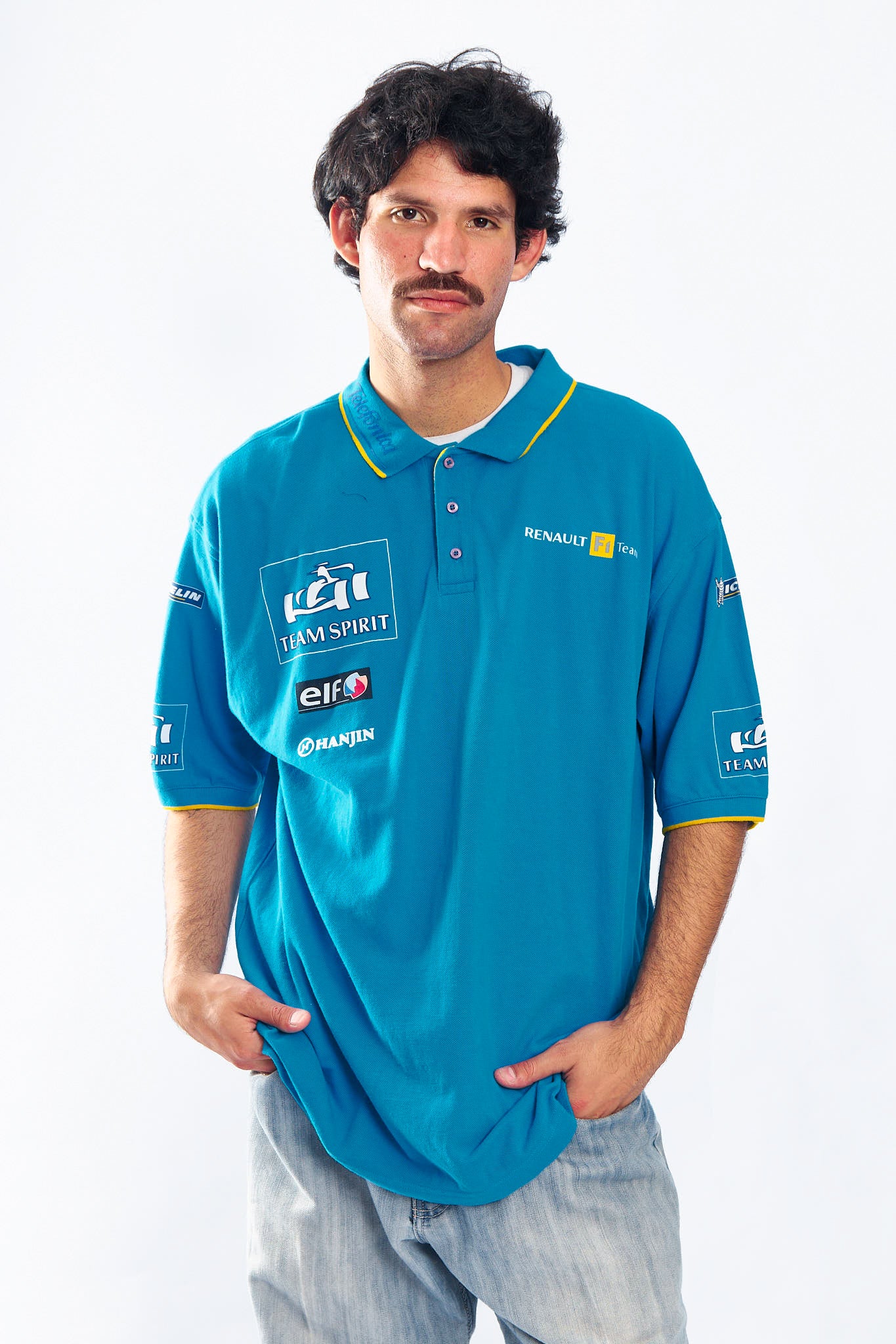 Vintage F1 Renault Team Polo Shirt (XL/XXL)